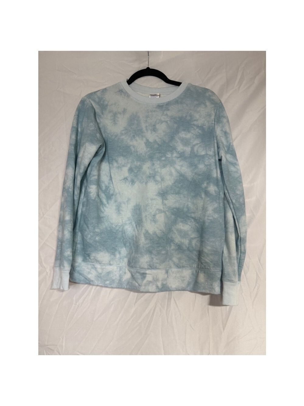 Women's Stars Above Sweatshirt Size S Blue Tie Dye